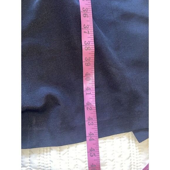 Vnt Sarah Elizabeth Dress Crew Neck Beaded Pearl Button Shoulder Pads 10 Petite - Picture 15 of 16